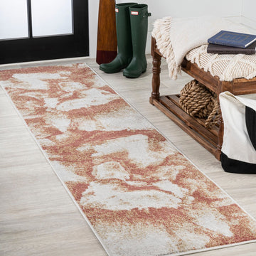 Petalo Abstract Two-tone Modern Area Rug